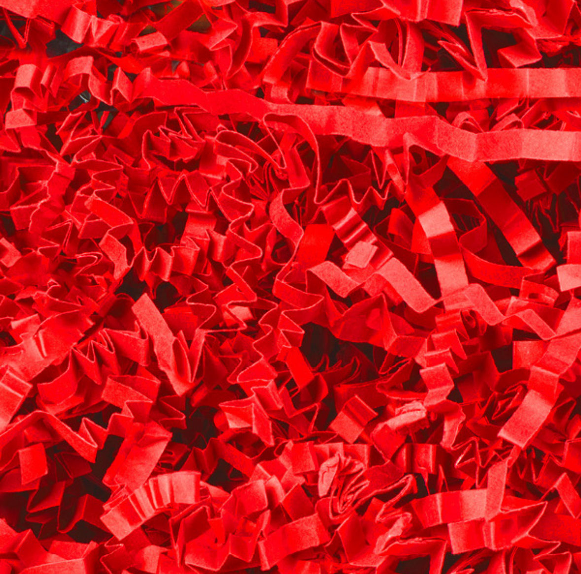 ShredAstic®️ Red ZigZag Shredded Paper crinkle cut