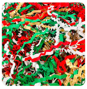 ShredAstic®️ Christmas ZigZag Crinkle Paper Mix