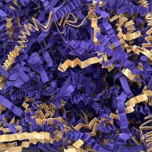 ShredAstic®️ Purple/Gold ZigZag Crinkle Paper Mix