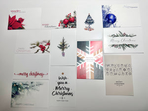 ShredAstic®️ Christmas (Pack of 12 assorted) Floristry Message Cards