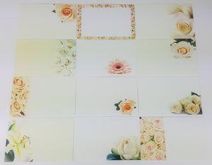 Peach, Blush, Bridal (Pack of 12) Floristry Cards