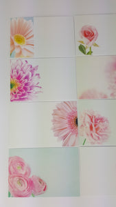 Pink Florals (Pack of 12) Floristry Cards