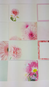 Pink Florals (Pack of 12) Floristry Cards