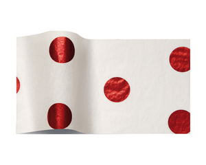 ShredAstic Luxury Red Hot Spots Tissue Paper + 3M Natural Jute