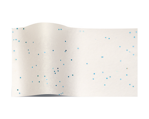 ShredAstic Luxury Blue Topaz Gemstone Tissue Paper + 3M Natural Jute