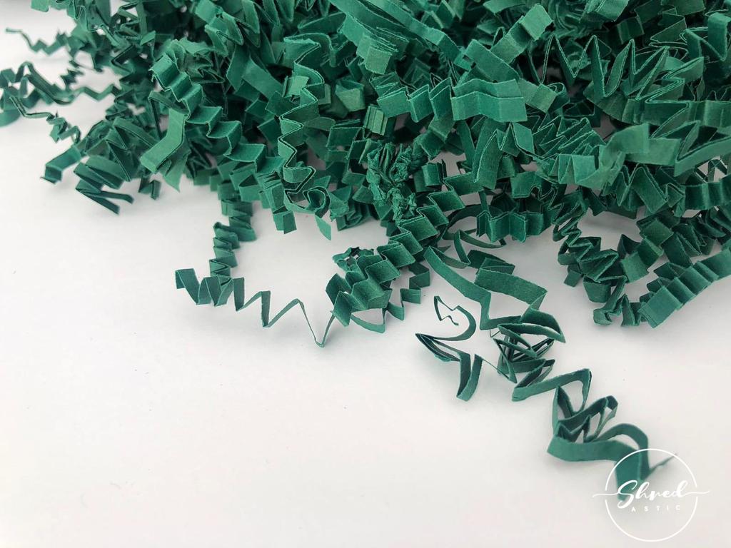 ShredAstic®️ Spruce Green ZigZag Crinkle Paper