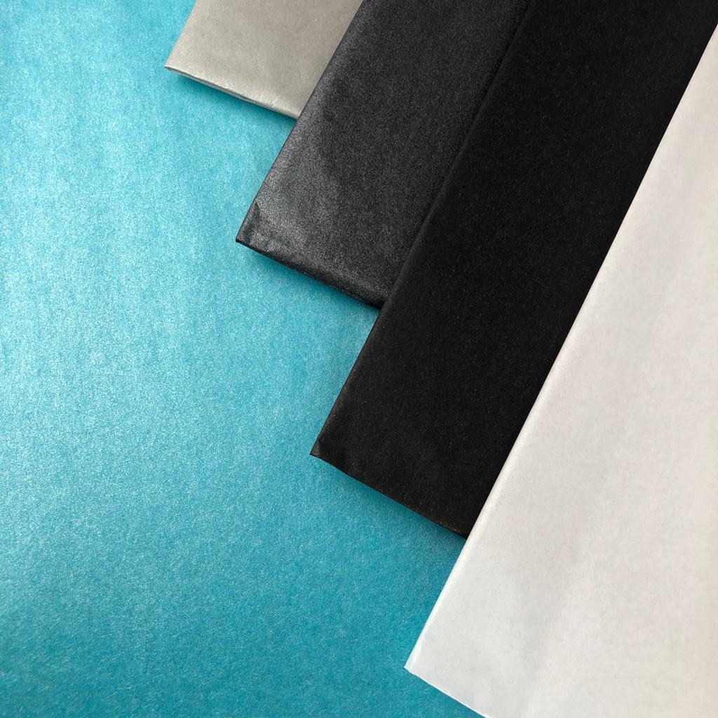 ShredAstic Luxury Turquoise Pearlesense Tissue Paper + 3M Natural Jute