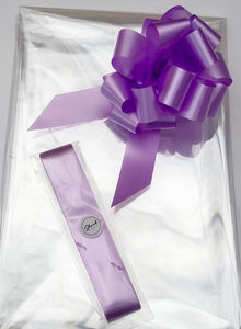 Clear Cellophane & Pull Bow