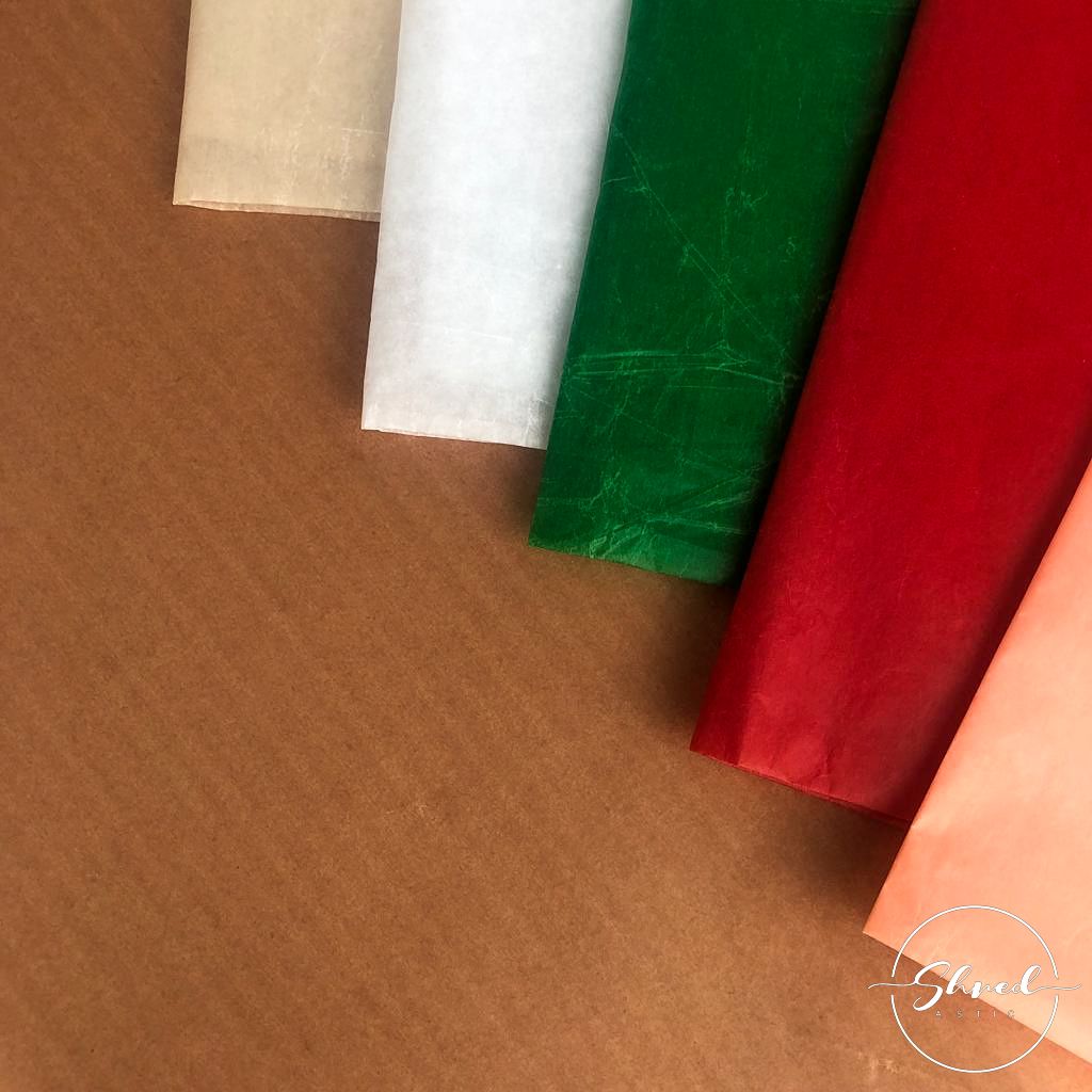 ShredAstic Luxury Kraft WAXED Tissue Paper