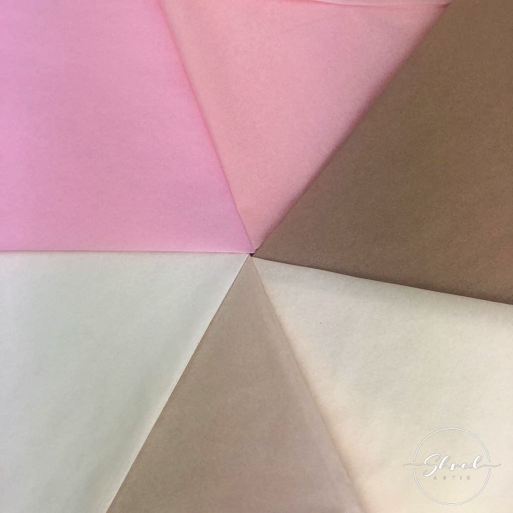 ShredAstic Luxury Tan STANDARD Nude Tissue Paper + 3M Natural Jute