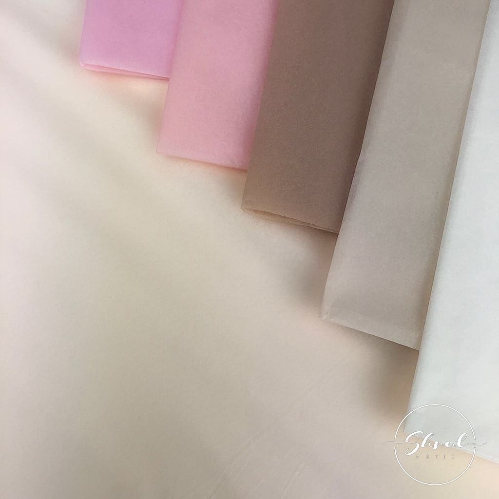 ShredAstic Luxury French Vanilla STANDARD Nude Tissue Paper + 3M Natural Jute
