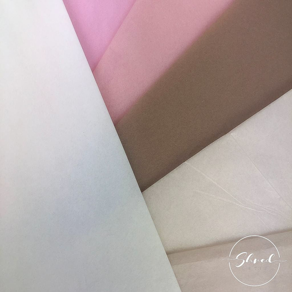 ShredAstic Luxury Ivory STANDARD Nude Tissue Paper + 3M Natural Jute