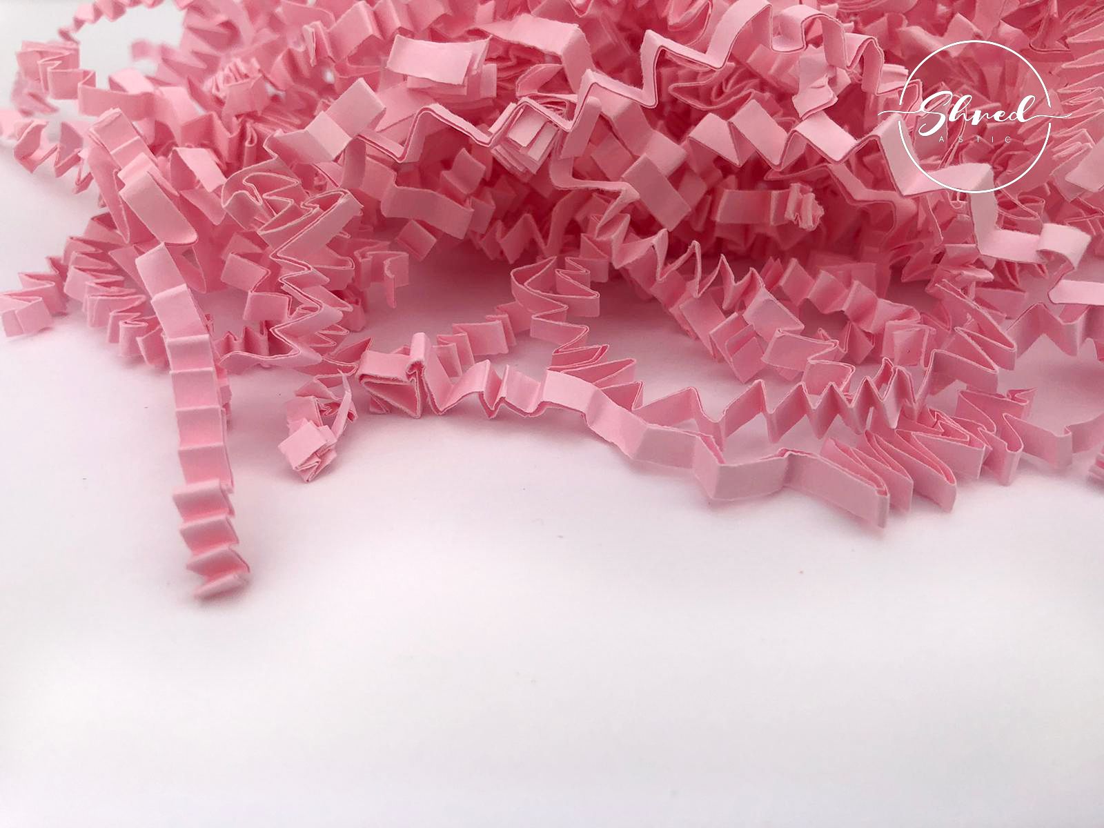 ShredAstic®️ Pale Pink ZigZag Crinkle Paper