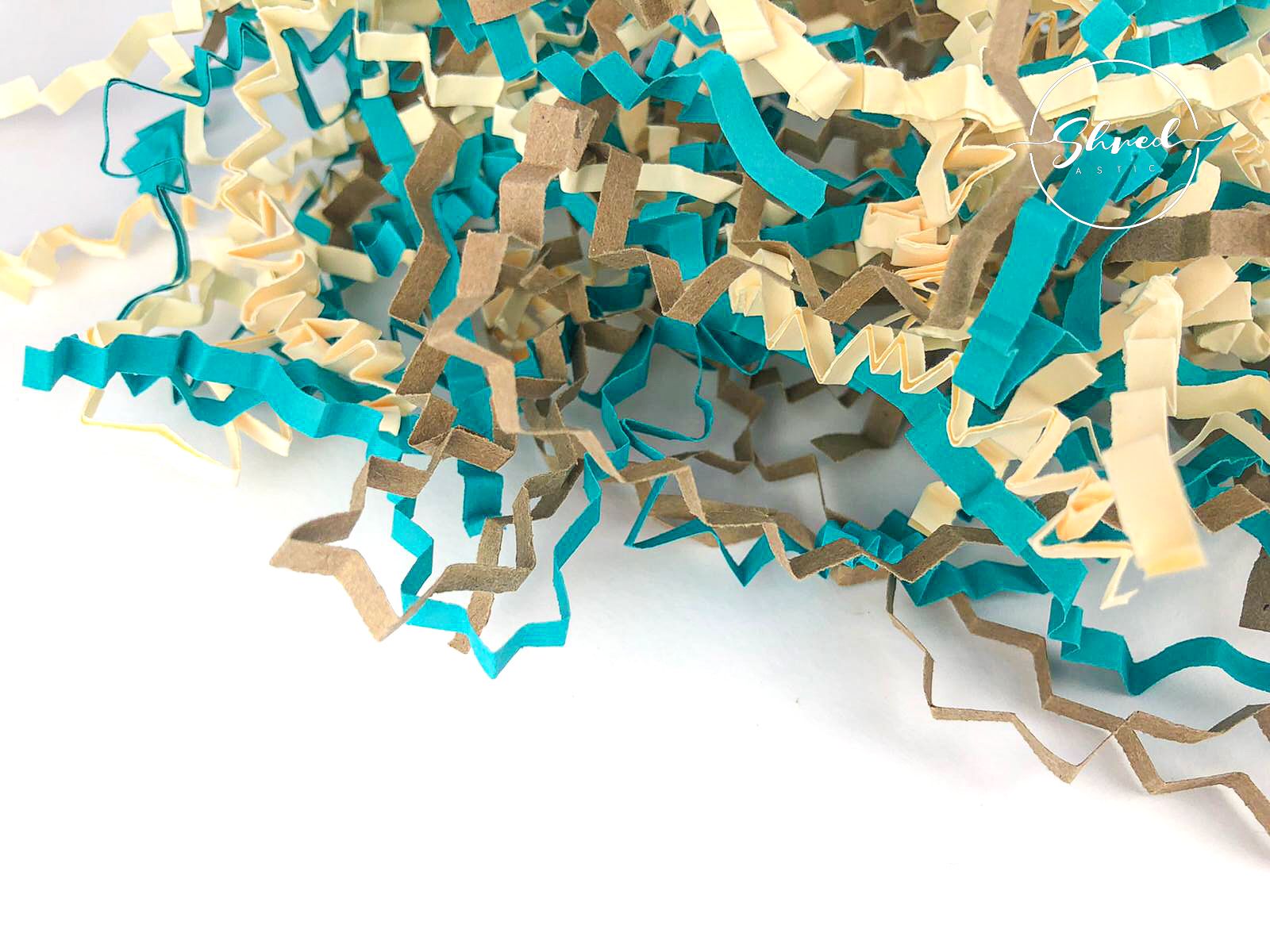 ShredAstic®️ Bespoke Fiji ZigZag Crinkle Paper Mix