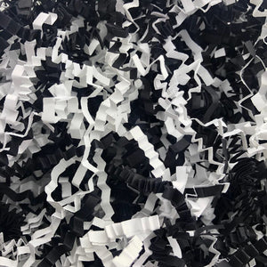 ShredAstic®️ Black & White ZigZag Paper Mix